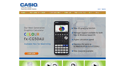 Desktop Screenshot of casio.edu.shriro.com.au
